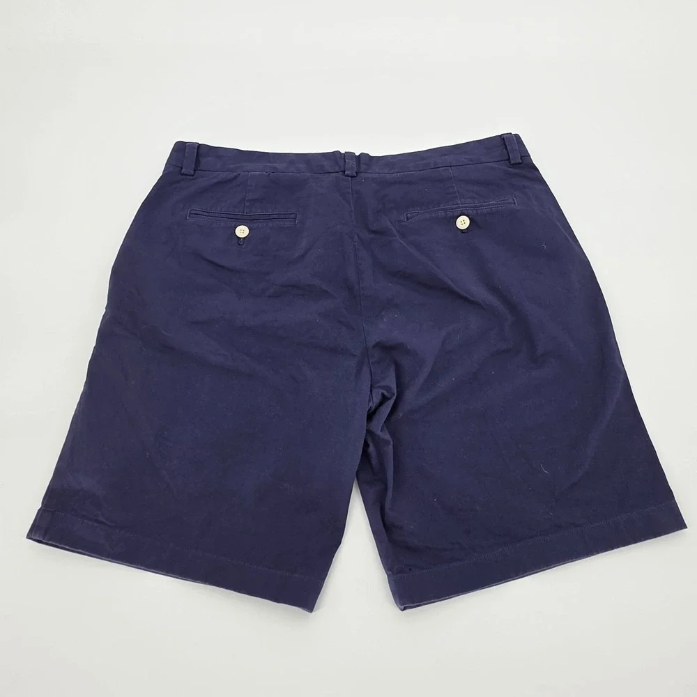 Vineyard Vines Men Shorts 34 Blue Chino Outdoor Golf Performance Inseam 8 Preppy - Picture 3 of 4